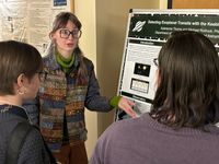 Student at poster session